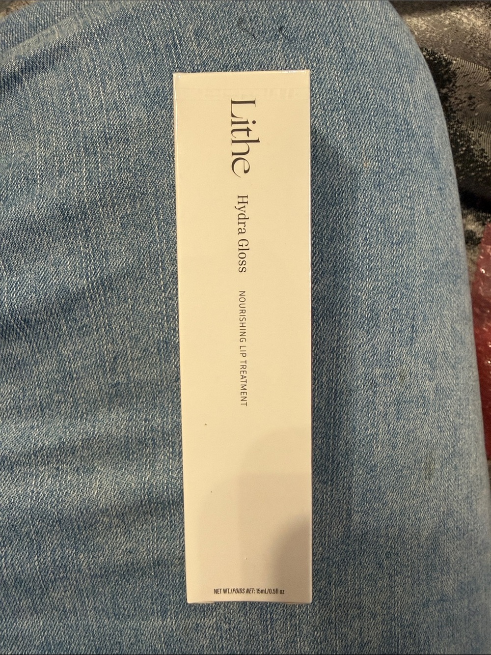 Lithe Hydra Gloss Nourishing Lip Treatment — White Packaging color plush